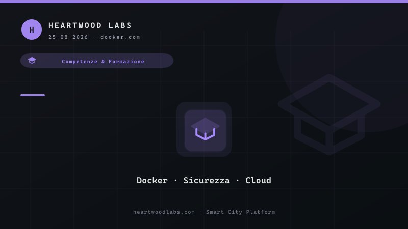 Docker Hardened Images: container più sicuri per i servizi comunali